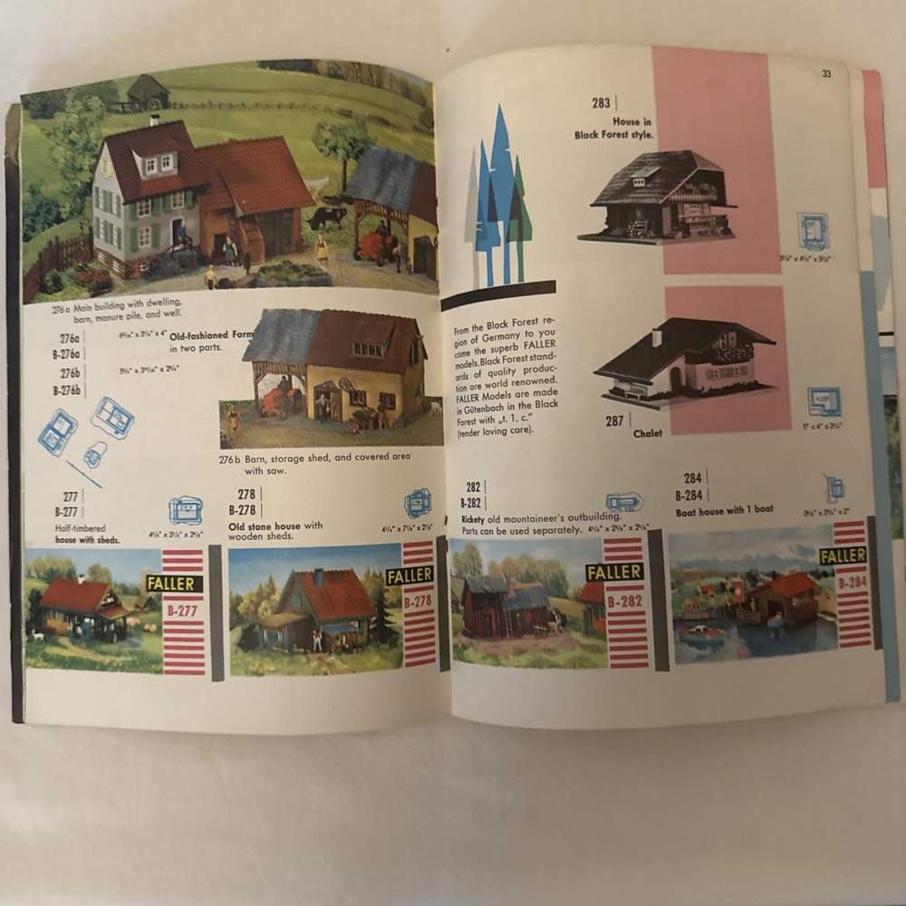 Original Faller Model Manufacturer Catalog Brochure 1961/62 65 Page catalogue - Picture 4 of 6